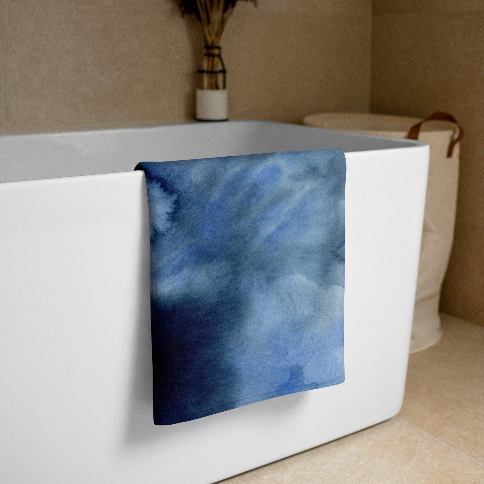 Strandhandtuch | Deeper into the Blue | Christine Wagner - Strandhandtuch - Christine Wagner Studio