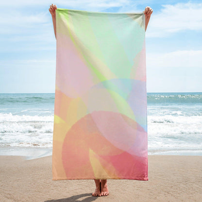 Strandhandtuch | Electric Rainbow | Christine Wagner - Strandhandtuch - Christine Wagner Studio