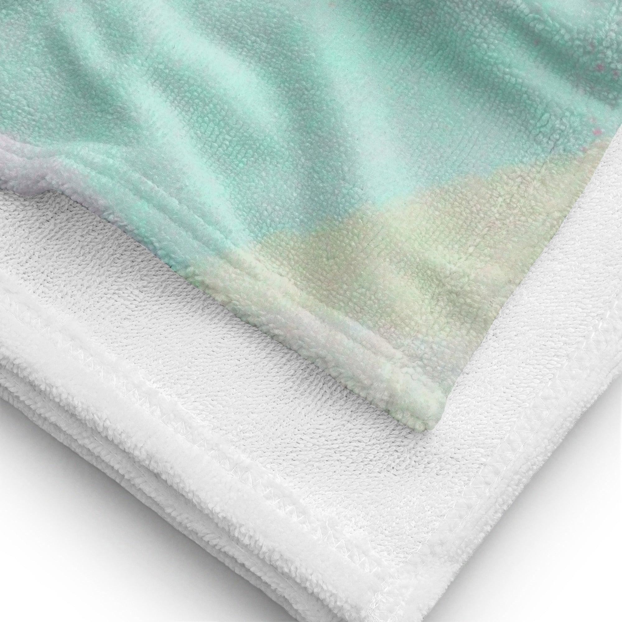 Strandhandtuch | Electric Rainbow | Christine Wagner - Strandhandtuch - Christine Wagner Studio
