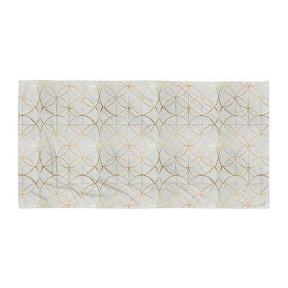 Strandhandtuch | Golden Matrix | Christine Wagner - Strandhandtuch - Christine Wagner Studio