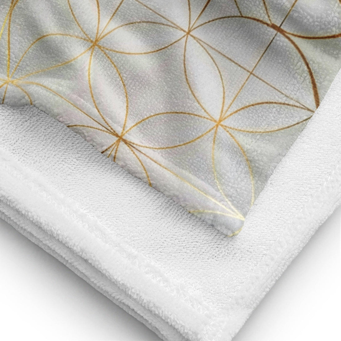 Strandhandtuch | Golden Matrix | Christine Wagner - Strandhandtuch - Christine Wagner Studio