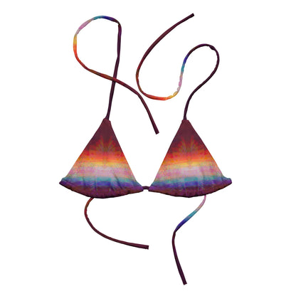 Triangel - Bikini Oberteil | Aurora Bloom – Recycelt | Christine Wagner - Bikini - Christine Wagner Studio