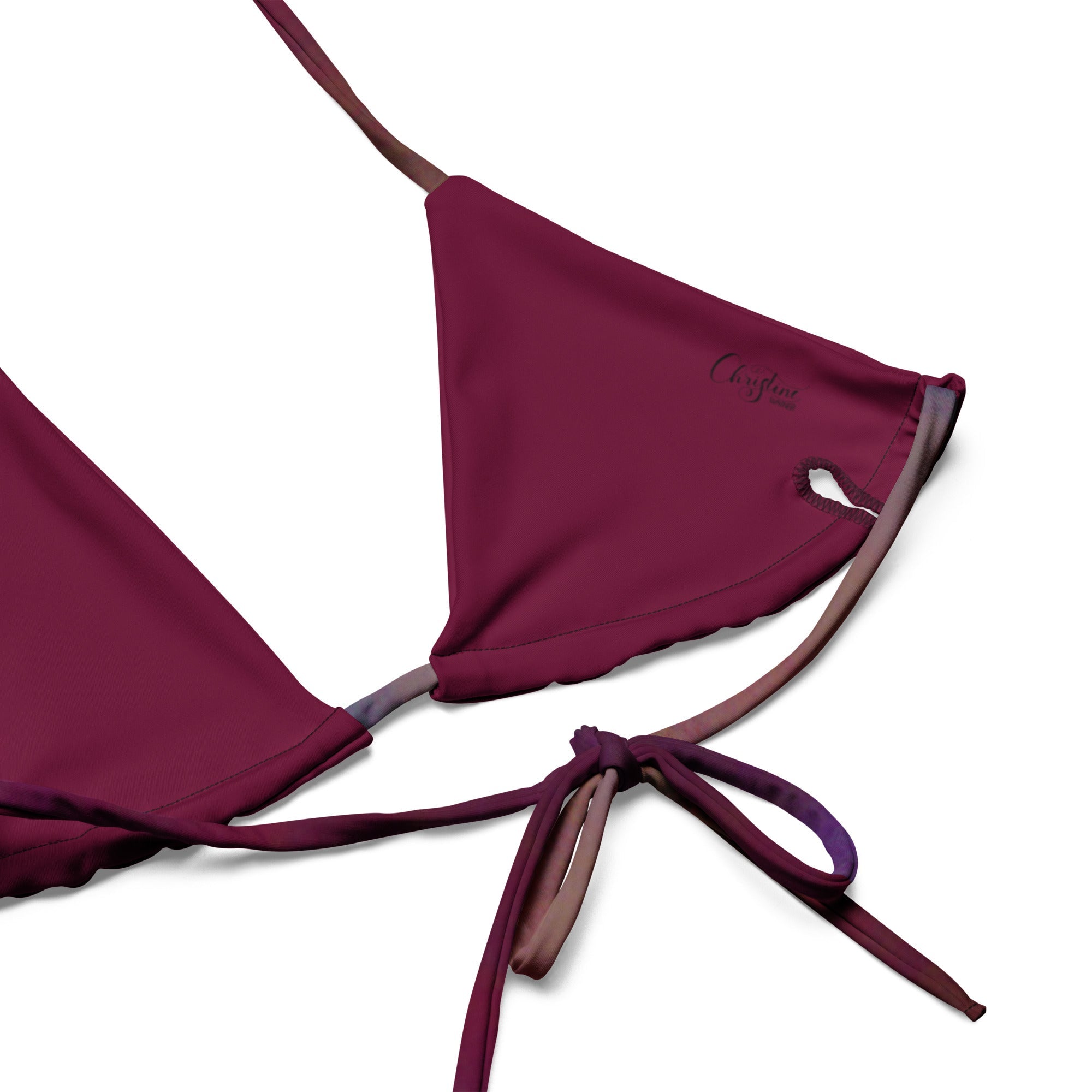 Triangel - Bikini Oberteil | Aurora Night – Recycelt | Christine Wagner - Bikini - Christine Wagner Studio
