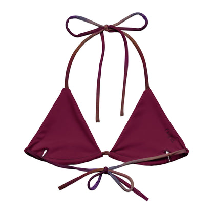 Triangel - Bikini Oberteil | Aurora Night – Recycelt | Christine Wagner - Bikini - Christine Wagner Studio