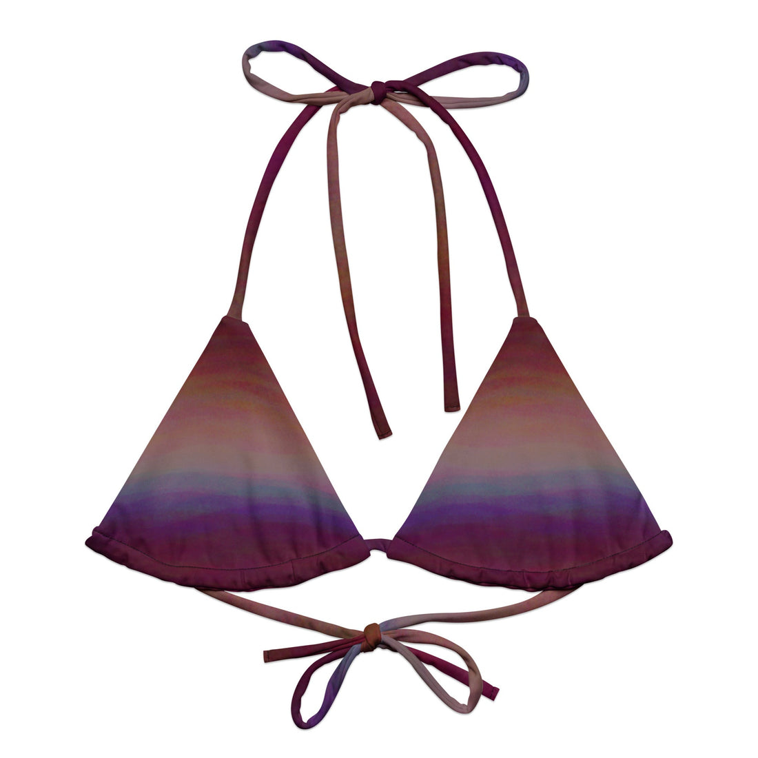 Triangel - Bikini Oberteil | Aurora Night – Recycelt | Christine Wagner - Bikini - Christine Wagner Studio