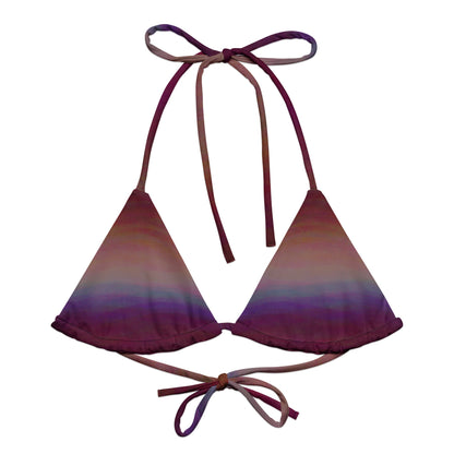 Triangel - Bikini Oberteil | Aurora Night – Recycelt | Christine Wagner - Bikini - Christine Wagner Studio