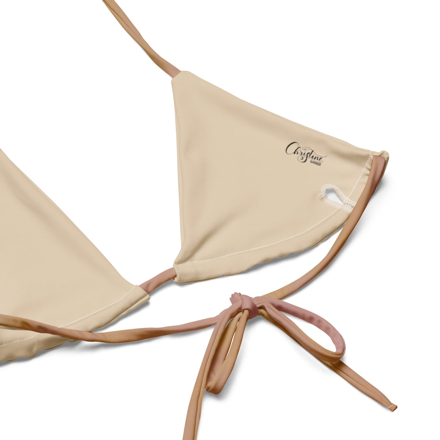 Triangel - Bikini Oberteil | Aurora Sand – Recycelt | Christine Wagner - Bikini - Christine Wagner Studio