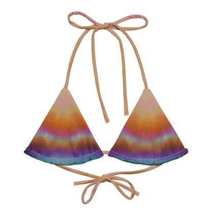Triangel - Bikini Oberteil | Aurora Sand – Recycelt | Christine Wagner - Bikini - Christine Wagner Studio