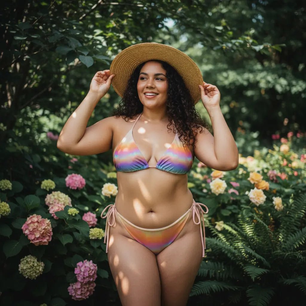 Triangel - Bikini Oberteil | Aurora Sand – Recycelt | Christine Wagner - Bikini - Christine Wagner Studio