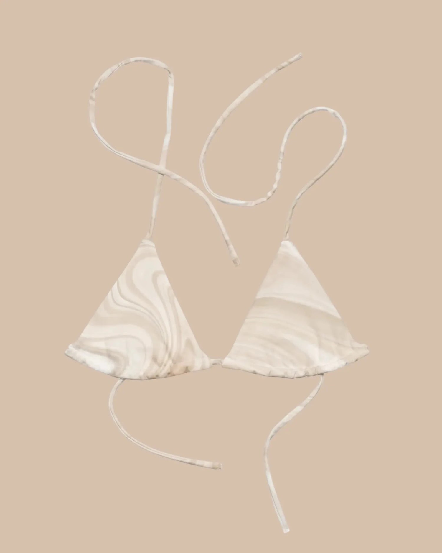 Triangel - Bikini Oberteil | Coconut Swirl | Recycelt | Christine Wagner - Bikini - Christine Wagner Studio