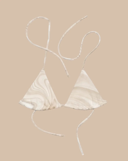 Triangel - Bikini Oberteil | Coconut Swirl | Recycelt | Christine Wagner - Bikini - Christine Wagner Studio