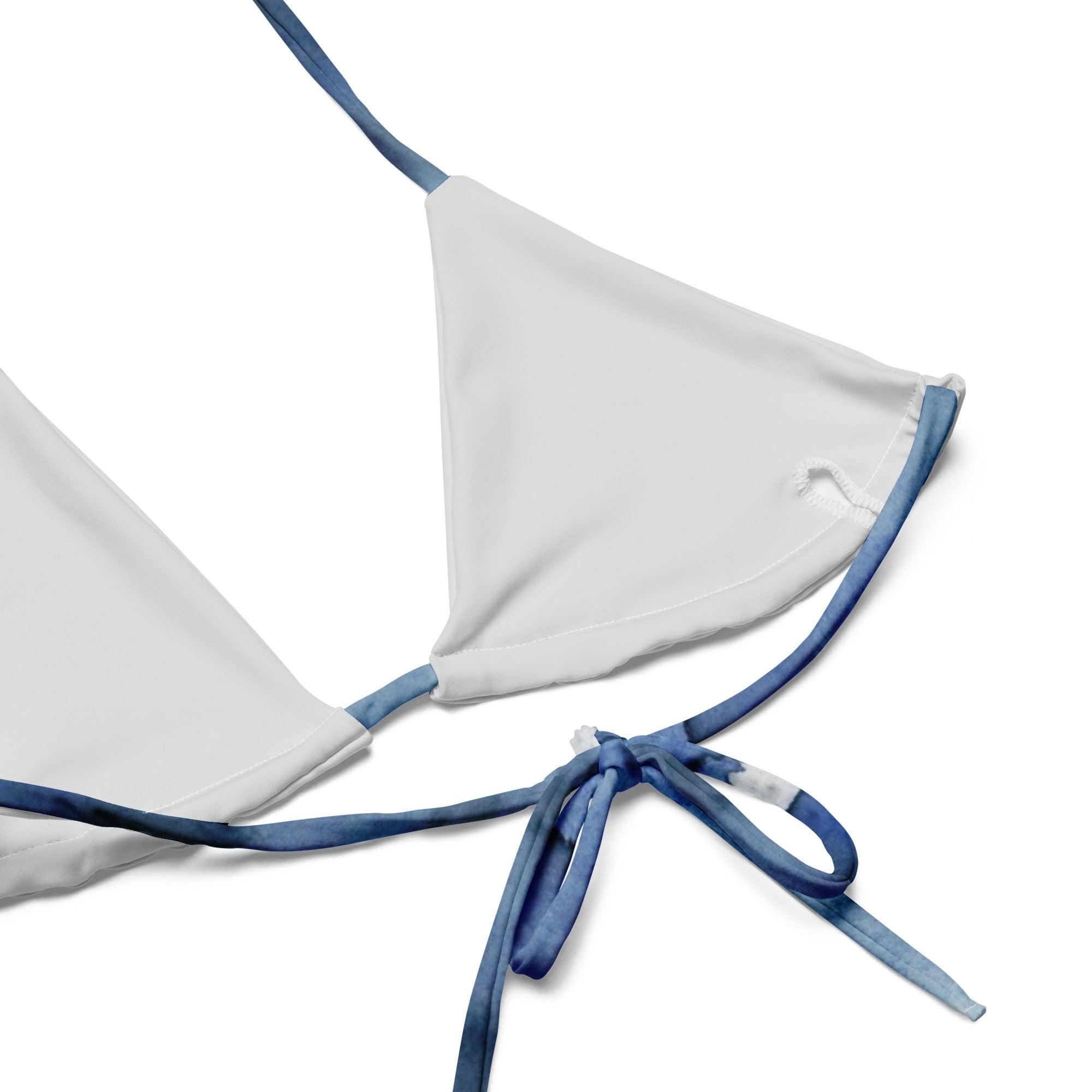 Triangel - Bikini Oberteil | Deeper into the Blue - Recycelt - Bikini - Christine Wagner Studio