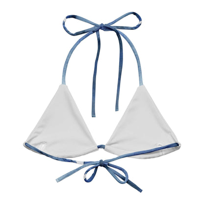 Triangel - Bikini Oberteil | Deeper into the Blue - Recycelt - Bikini - Christine Wagner Studio