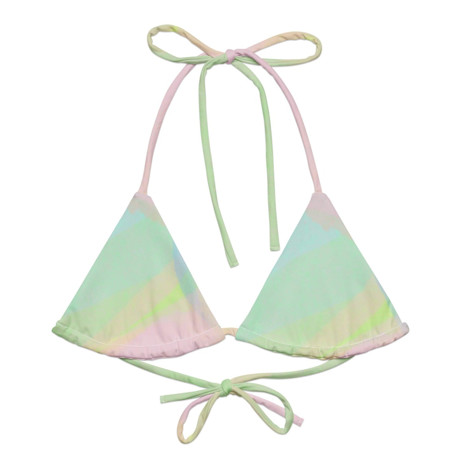 Triangel - Bikini Oberteil | Electric Pistachio - Recycelt - Bikini - Christine Wagner Studio