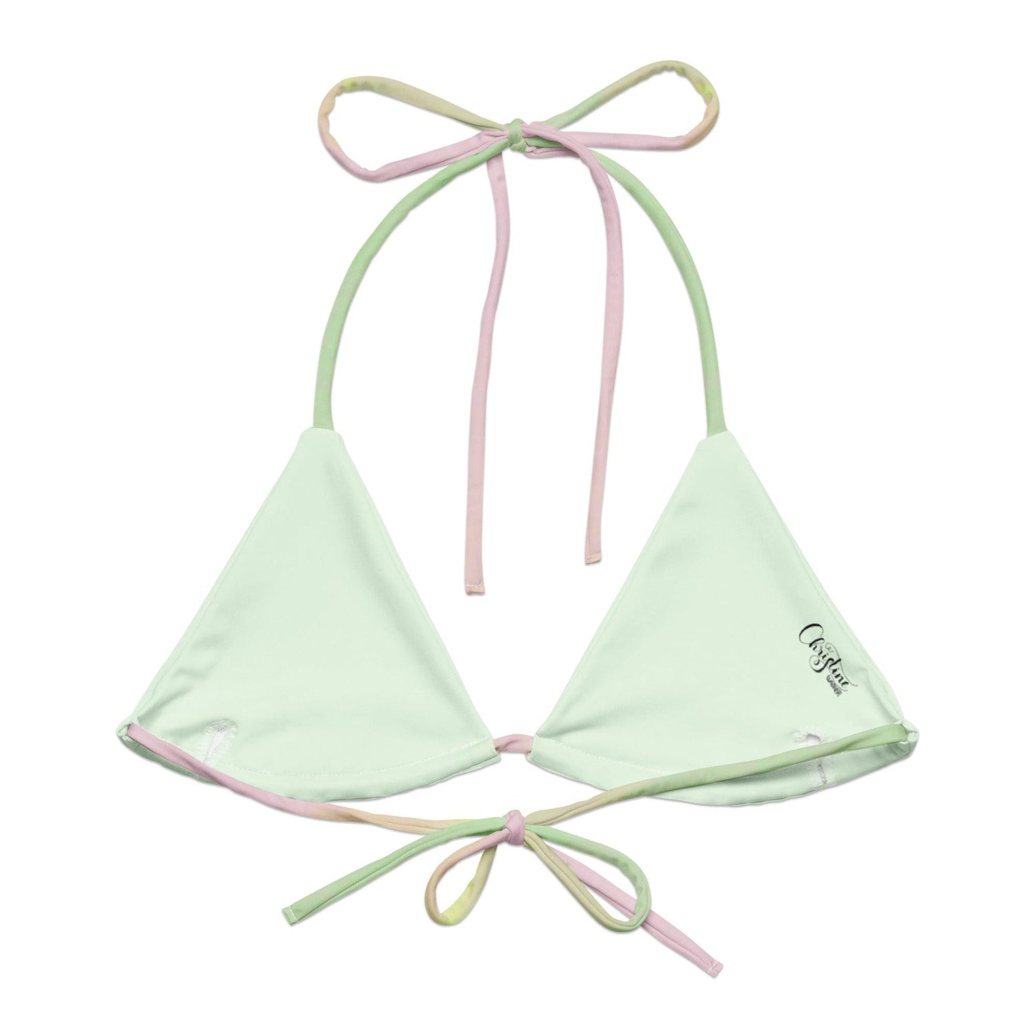 Triangel - Bikini Oberteil | Electric Pistachio - Recycelt - Bikini - Christine Wagner Studio