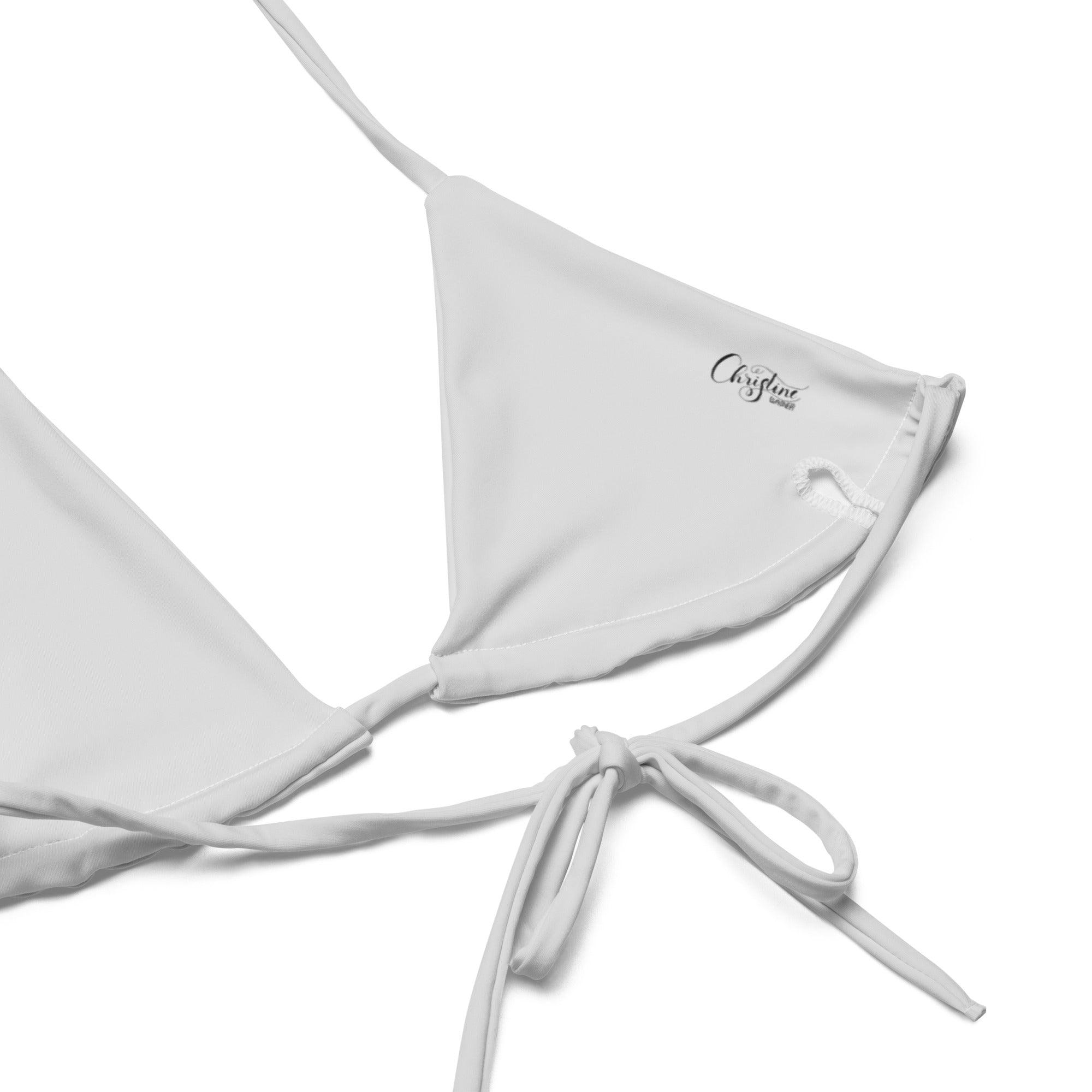 Triangel - Bikini Oberteil | Golden Matrix - Recycelt - Bikini - Christine Wagner Studio