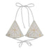 Triangel - Bikini Oberteil | Golden Matrix - Recycelt - Bikini - Christine Wagner Studio