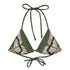 Triangel - Bikini Oberteil | Vintage Butterfly - Recycelt | Grün - Bikini - Christine Wagner Studio