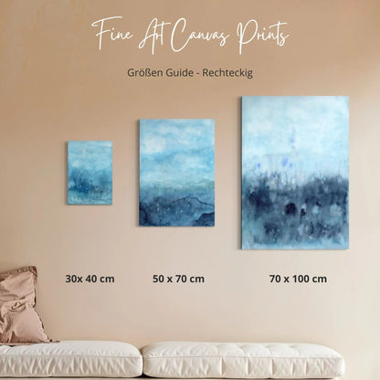 Zen Mind Aquarell | Leinwandbild | Christine Wagner - Leinwandbild - Christine Wagner Studio